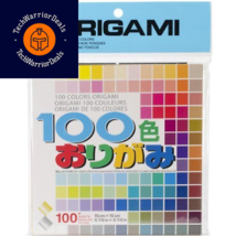 Aitoh M100C Origami Paper, 5.875 by 5.875-Inch, 100 Colors, 100-Pack Ass... - $19.53