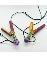 Kuripe Pipe with Aya Vine, Chrysocolla and Amethyst | Palo Santo Wood - €28,56 EUR Kuripe Pipe with Aya Vine, Chrysocolla and Amethyst | Palo Santo Wood - €28,56 EUR