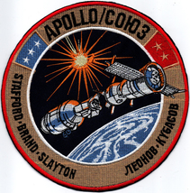 Human Space Flights ASTP USA Apollo Soyuz Test Project Support Embroidered Patch - £15.74 GBP+