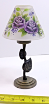 Glynda Turley Hand Painted and Signed Tea Light Candle Fairy Lamp Retired - $24.75