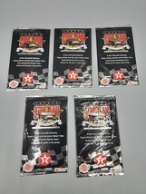 Texaco Star Team Racing NASCAR Maxx Collector  Series 1992 5 Sealed Packs Cards - £7.69 GBP