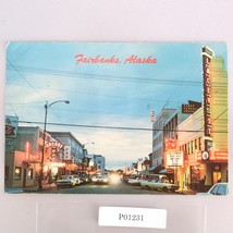 Fairbanks Alaska Sunset 1970s 4x6 Deckle Edge Postcard Lacey Street - $184.68 MXN