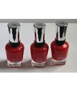 3 Sally Hansen Complete Salon Manicure Nail Polish Color #213 KILLER HEELS - $240.65 MXN