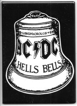 AC/DC Rock Music Band Hells Bells Logo Licensed Refrigerator Magnet NEW ... - $3.99