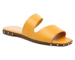 Marc Fisher Women Double Strap Slide Sandals Jaylin Size US 7.5M Yellow ... - $10.89