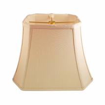 Royal Designs Rectangle Cut Corner Lamp Shade - Beige - (5 x 6.5) x (8 x 12) x 1 - £39.80 GBP+