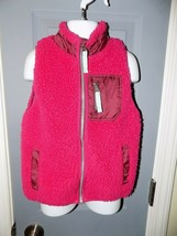Hanna Andersson Nubby Fleece Vest in Bright Pink Size 100 (4) Girl&#39;s EUC - £16.64 GBP