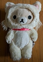 Korilakkuma San-X Original White Fluffy Cat Costume Plush Rilakkuma - $264.93 MXN