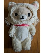 Korilakkuma San-X Original White Fluffy Cat Costume Plush Rilakkuma - $263.77 MXN