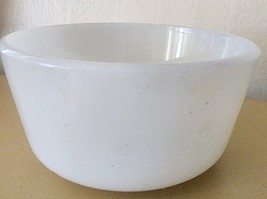 Vintage One Fire King Anchor Hocking Milk Glass Custard Cup Ramekin White - $9.84 CAD