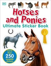 Horses and Ponies Ultimate Sticker Activity Book Kids Children Fun Gift - £5.55 GBP