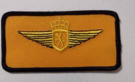 UNKNOWN FOREIGN AVIATOR PILOT WING FLIGHT SUIT NAME TAG NOS - STYLE 3 - $4.75