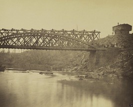 US Military Railroad Bridge Blockhouse Bull Run Va New 8x10 US Civil War Photo - £6.92 GBP