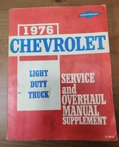 1976 Chevrolet Light Duty Truck Service And Overhaul Manual Supplement S... - $19.79