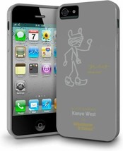 Whatever Es Nimmt Kanye West Premium Gel Schale für IPHONE 5, Grau - $7.90