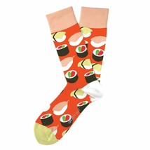 SUSHI Fun Novelty Socks Two Left Feet Med/Large Dress SOX Casual Sashimi... - $10.39