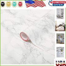 Elegant Grey Marble Adhesive Film - Ideal for Home Decor Renovations, 17... - $48.94 CAD