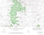 Yankee Blade, Nevada 1969 Vintage USGS Topo Map 7.5 Quadrangle Topographic - £19.26 GBP