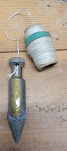 Vintage Exact 12 Plumb Bob with String Carpenters Tool Made in USA - £14.79 GBP