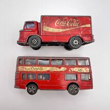 1973 Corgi Juniors Daimler Fleetline London Double-Decker Coca-Cola Bus ... - $80.00