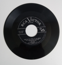Eddie Fisher Downhearted/ How Do You Speak To An Angel? 45 RPM 7&quot; - $3.40