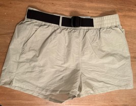 Mens L FLX Shorts High Rise Lightweight Active Leisure Buckle Mint NEW - $29.00