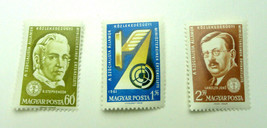 Magyar Posta Hungary Scott 1400 - 1402 Stamps Unused NH 1961 Lot of 3 - £1.55 GBP