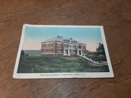 1935 North Stratford NH THE PUBLIC SCHOOL Postcard New Hampshire - £3.90 GBP