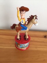 Toy Story 2 McDonalds 1999 Woody on a Horse Candy Dispenser Used - £6.85 GBP