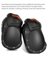 Rechargeable Hand Warmers 2 Pack 6000mAh Electric for Outdoor Camping Hu... - $33.94 CAD