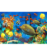 Jigsaw Puzzles for Adults 1000 Pieces, Underwater Fishes  (27.5&quot;X19.6&quot;),... - £16.35 GBP