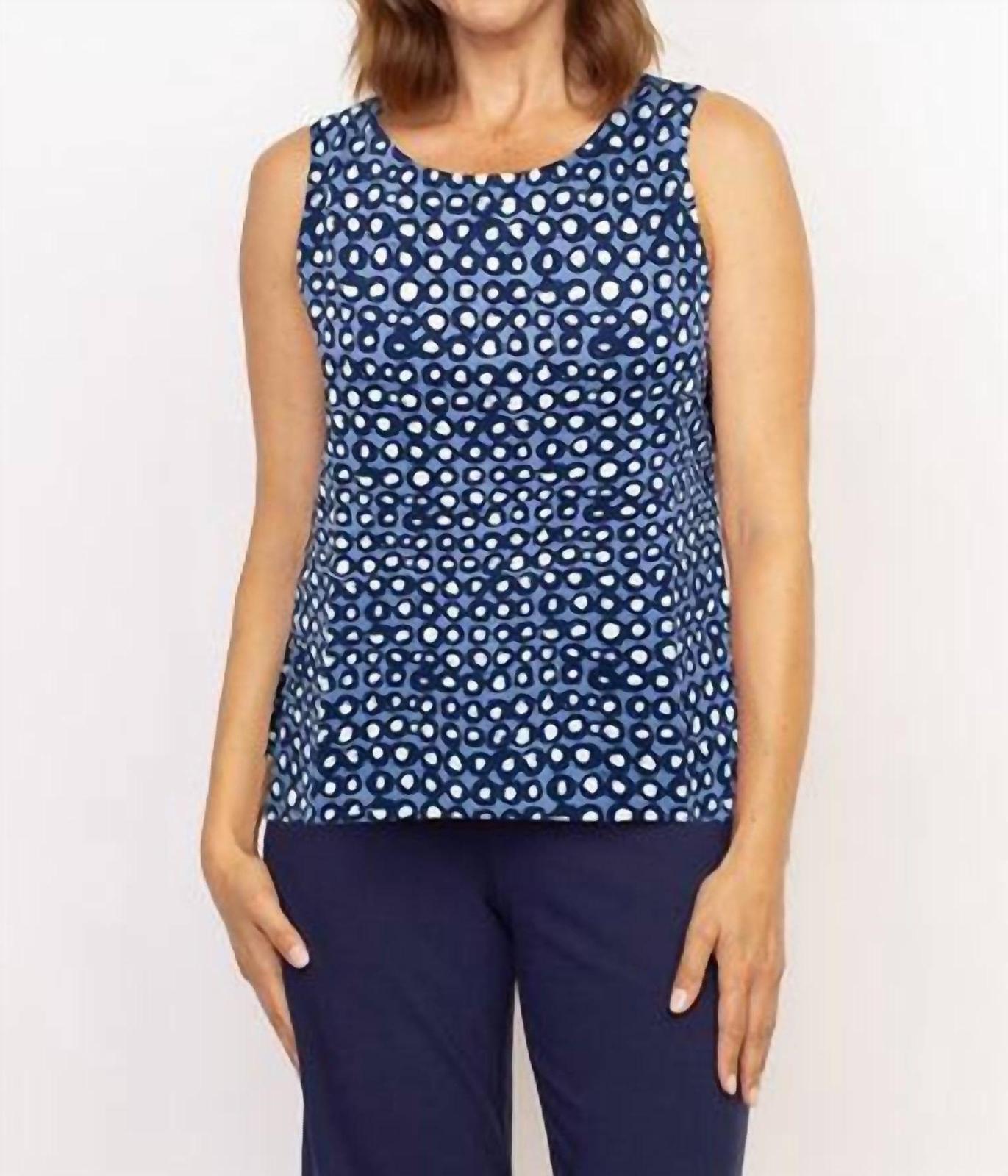 Habitat Dot Core Travel Tank Navy - $50.00