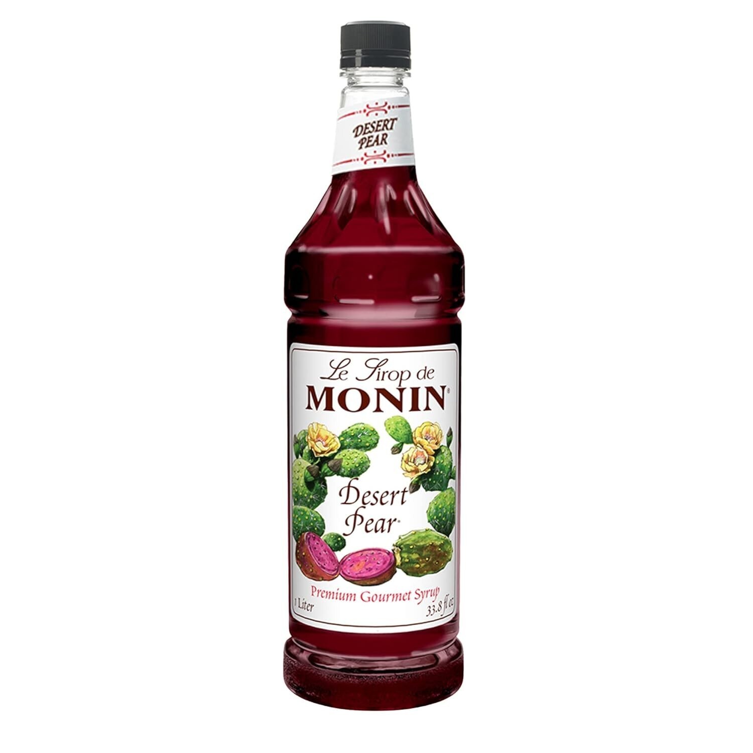 Monin Candied Desert Pear Bold Flavoured Syrup, 1 Liter Plastic Bottle E... - $16.73