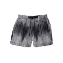 Wonder Nation Boys Buckle-Up Shorts, Black/Gray Size L  (10-12) - $15.83