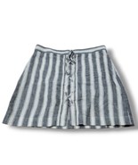 Madewell Skirt Size 4 W30&quot;in Waist A-Line Skirt Linen Blend Mini Skirt S... - £23.36 GBP