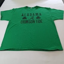 Hanes Alabama Crimson Tide Men’s Green &amp; Black Cotton T-Shirt Size 2XL C... - €11,26 EUR