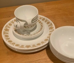 Corelle Pyrex Butterfly Gold Yellow Flower Replacement Dishes Vintage Pl... - $2.97+