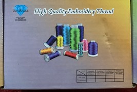 Simthread Lilac 612 white ￼6 Pack 5500y Polyester Embroidery Sewing Thre... - $327.23 MXN