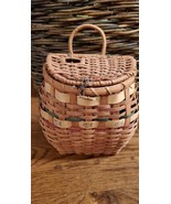 Vintage Wicker Rattan Fishing Basket  Fish Decor - $28.04