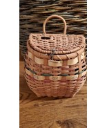 Vintage Wicker Rattan Fishing Basket  Fish Decor - £21.95 GBP