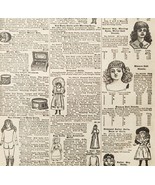 1900 Doll Accessories Wigs Advertisement Victorian Sears Roebuck 5.25 x 7&quot;  - $27.43 CAD