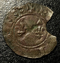 1380-1422 Henry VI König Von Frankreich &amp; England Fleur De Lys Den Tournois - £71.32 GBP