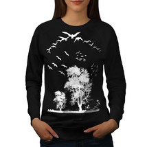 Wellcoda Bird Freedom Fly Womens Sweatshirt, Nature Casual Pullover Jumper - £23.11 GBP+