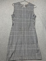 J McLaughlin Womens Houndstooth Check Sleeveless Sheath Dress Sz M Offic... - £38.16 GBP