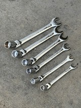 Double End 6pcs Flexible Metric 12 Point Socket &amp; Open End Wrench Set 10... - $29.99