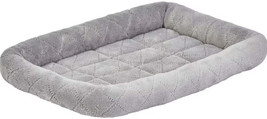 Midwest QuietTime Deluxe Diamond Stitch Pet Bed in Gray - £21.74 GBP+