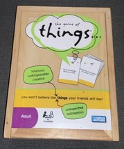 The Game of THINGS - ADULT HUMOR GAME COLLECTOR WOODEN BOX! 100% Complet... - $9.29