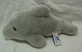 A&amp;A Cute Little Gray Dolphin 7&quot; Plush Stuffed Animal Toy - £11.82 GBP