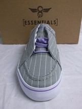 Creative Recreation 7.5 M LUCHESE Grey Lavendar Pinstripes New Womens Boat Shoes - £61.52 GBP