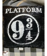 Harry Potter Platform 9 3/4 Changing Reversible Sequin Throw Pillow Spec... - £7.08 GBP